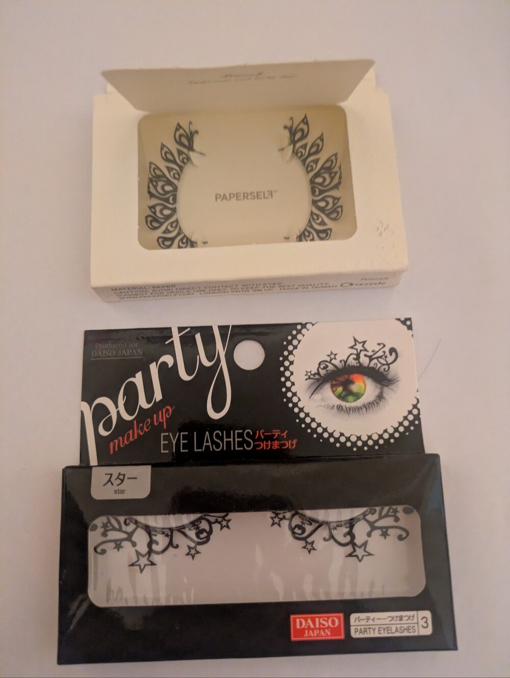 NEW Paperself Peacock False Lashes + Party Star Falsies
